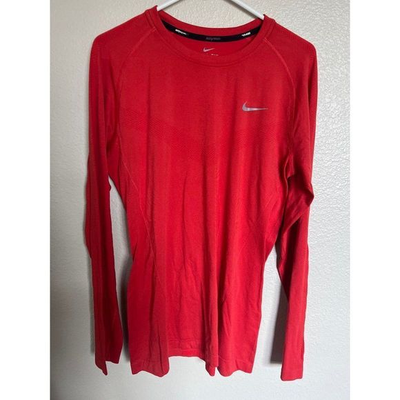 Nike Tops - Nike running dri fit long sleeve shirt size large